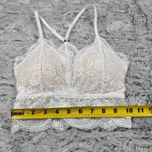 White lace bralette size XS XXS